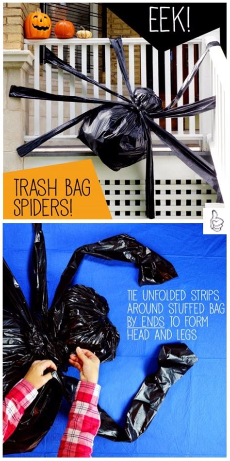 trash bag ideas for halloween